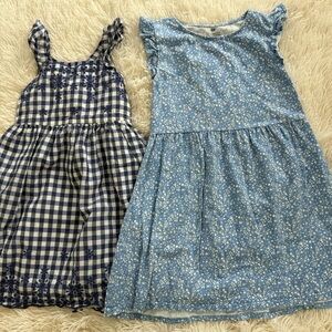 H&M Kids Dress in Blue and Cat and Jack Navy Patterns